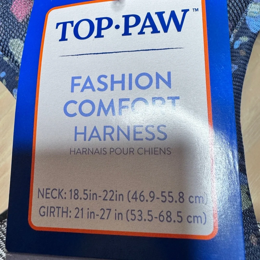 NWT New Top Paw Dog Comfort Harness for pullers Sz M Sz chart in pics NEW